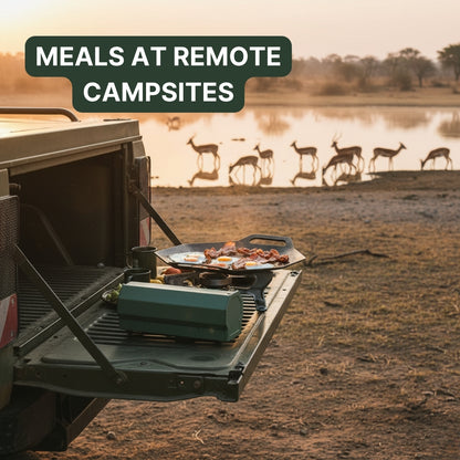 COOK ANYWHERE IN MINUTES — FROM THE OUTBACK TO THE BEACH