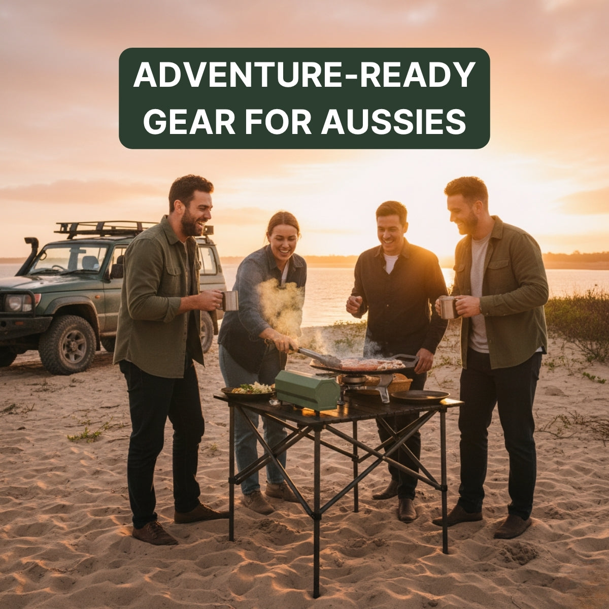 COOK ANYWHERE IN MINUTES — FROM THE OUTBACK TO THE BEACH