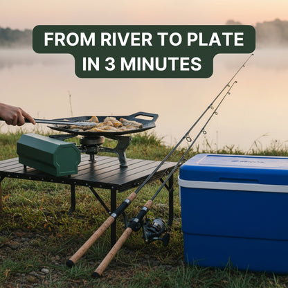 COOK ANYWHERE IN MINUTES — FROM THE OUTBACK TO THE BEACH
