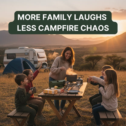 COOK ANYWHERE IN MINUTES — FROM THE OUTBACK TO THE BEACH