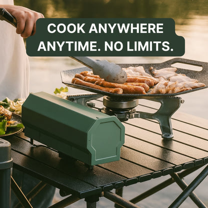 COOK ANYWHERE IN MINUTES — FROM THE OUTBACK TO THE BEACH