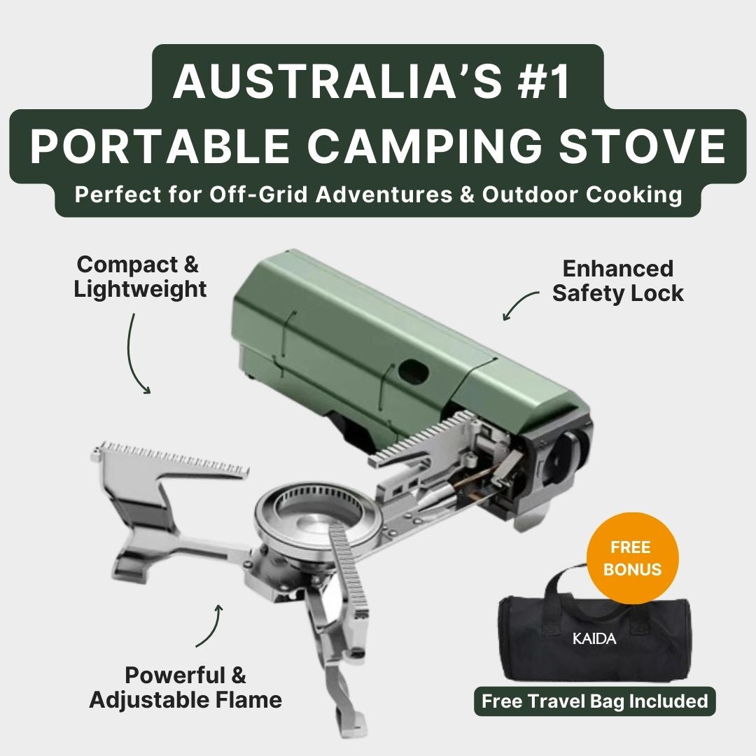 COOK ANYWHERE IN MINUTES — FROM THE OUTBACK TO THE BEACH