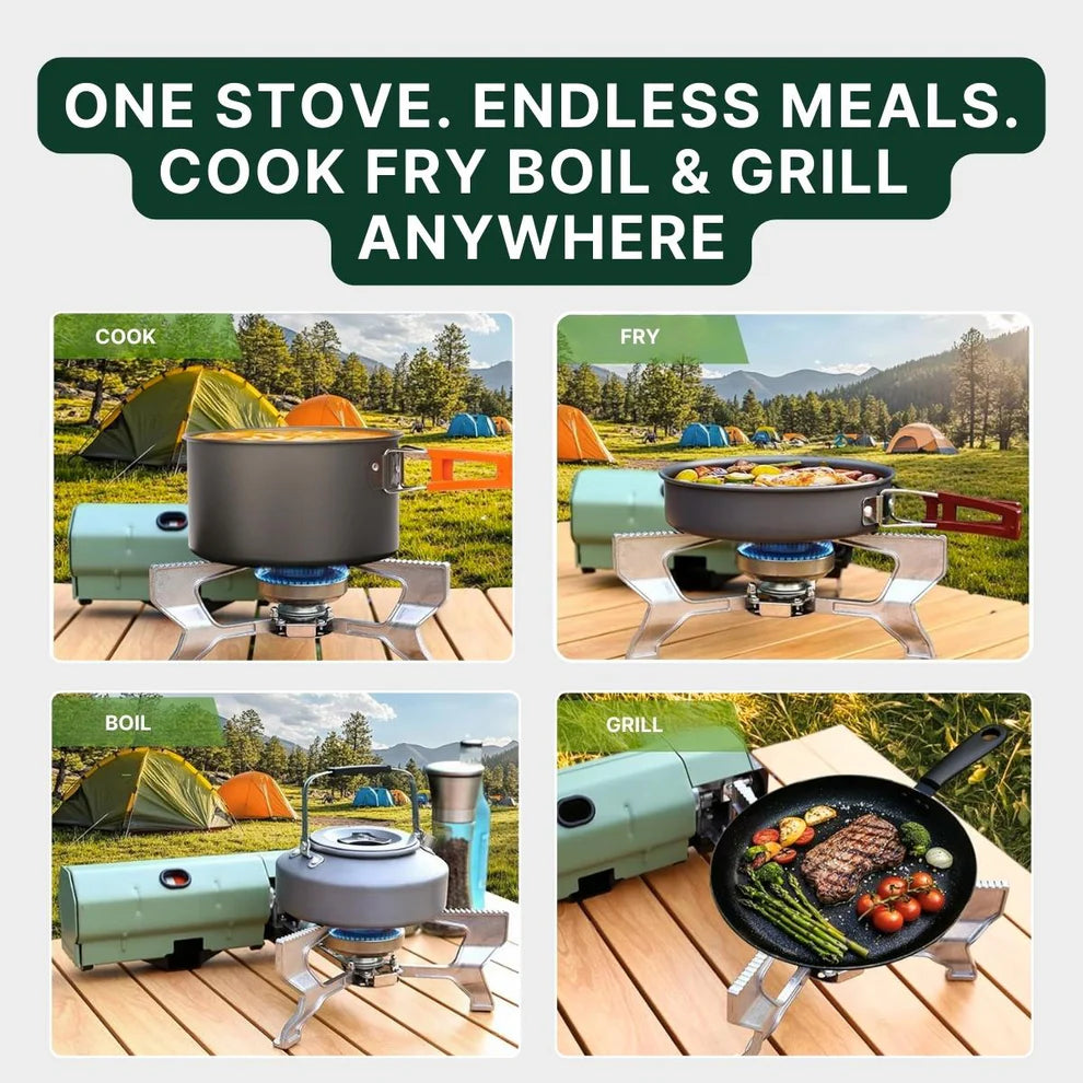 COOK ANYWHERE IN MINUTES — FROM THE OUTBACK TO THE BEACH